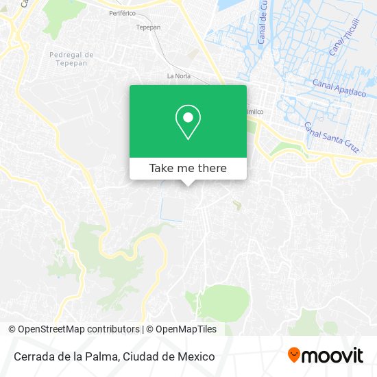 Cerrada de la Palma map