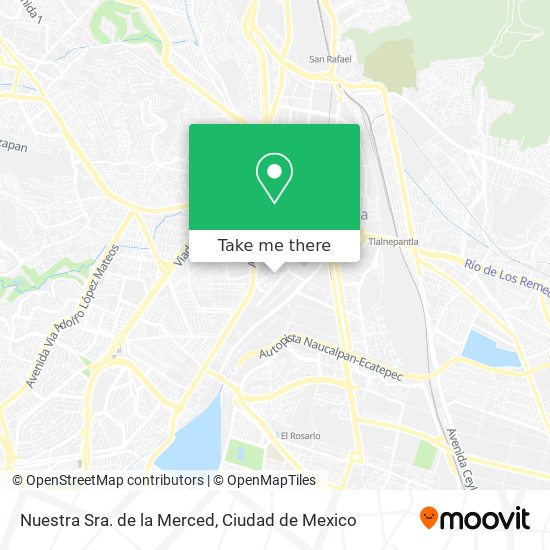Mapa de Nuestra Sra. de la Merced