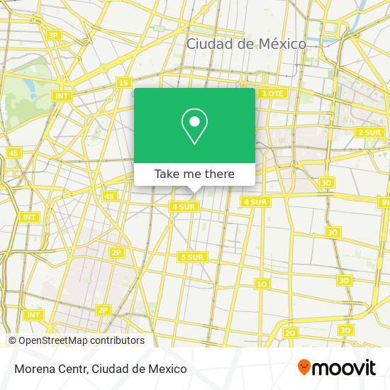 Morena Centr map