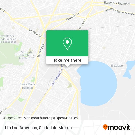Mapa de Lth Las Americas