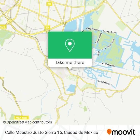 Calle Maestro Justo Sierra 16 map