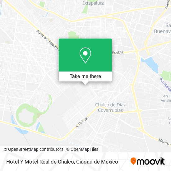 Hotel Y Motel Real de Chalco map