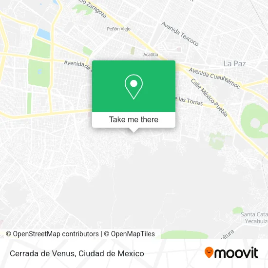 Cerrada de Venus map