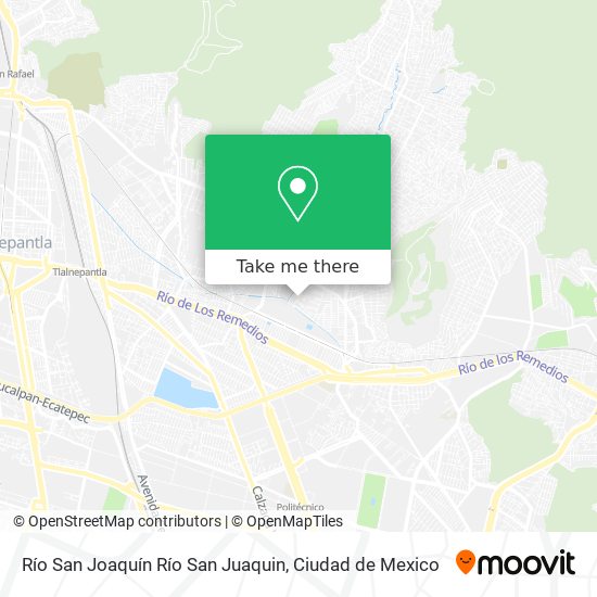 Río San Joaquín Río San Juaquin map