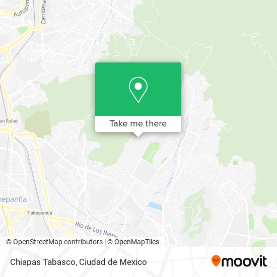 Chiapas Tabasco map
