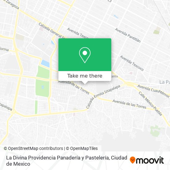 La Divina Providencia Panadería y Pastelería map