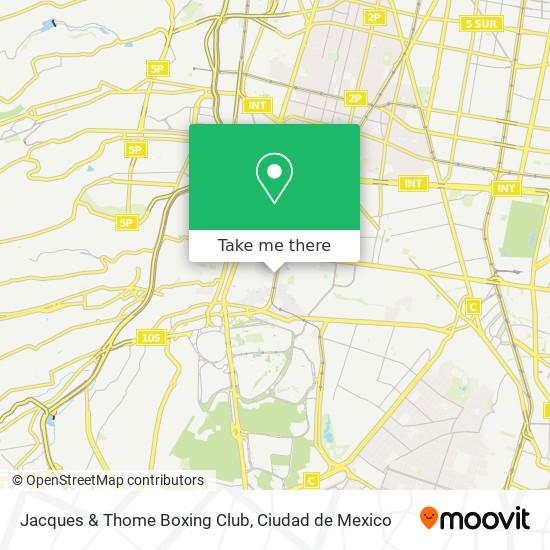 Mapa de Jacques & Thome Boxing Club