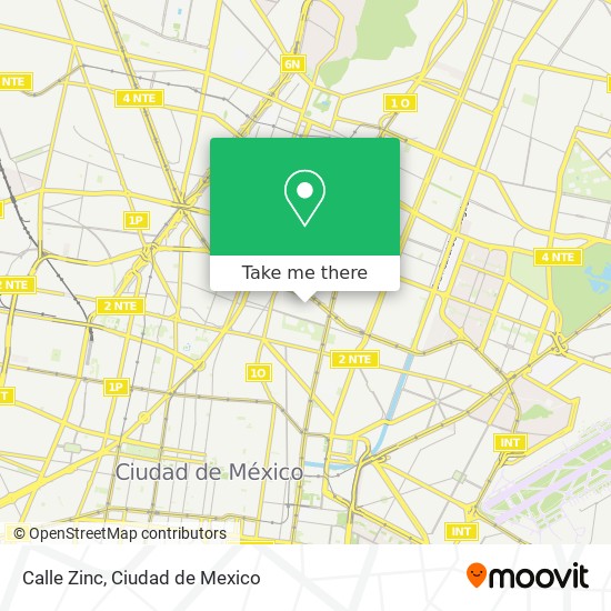 Calle Zinc map