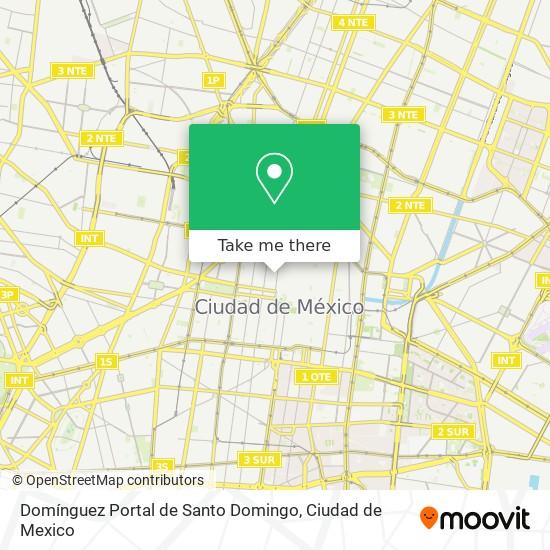 Domínguez Portal de Santo Domingo map