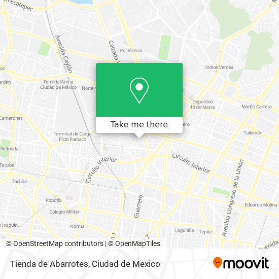 Mapa de Tienda de Abarrotes