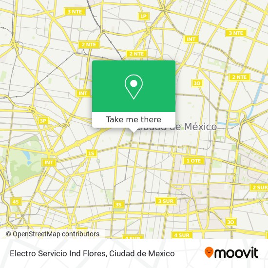 Electro Servicio Ind Flores map