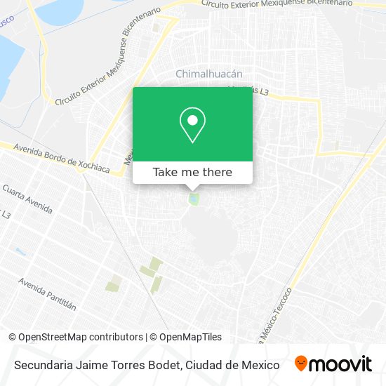 Mapa de Secundaria Jaime Torres Bodet