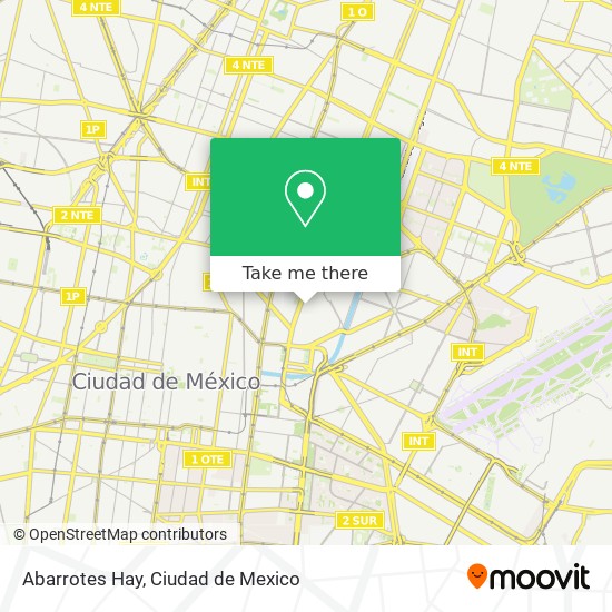 Abarrotes Hay map