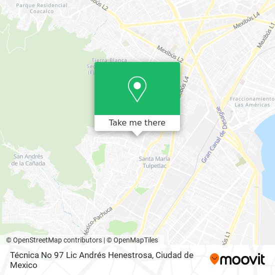 Técnica No 97 Lic Andrés Henestrosa map