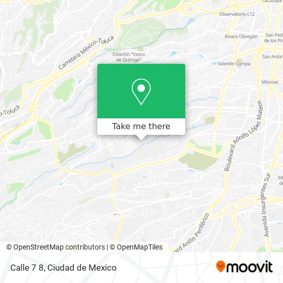 Calle 7 8 map