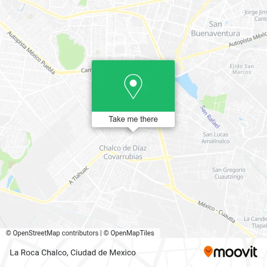 La Roca Chalco map