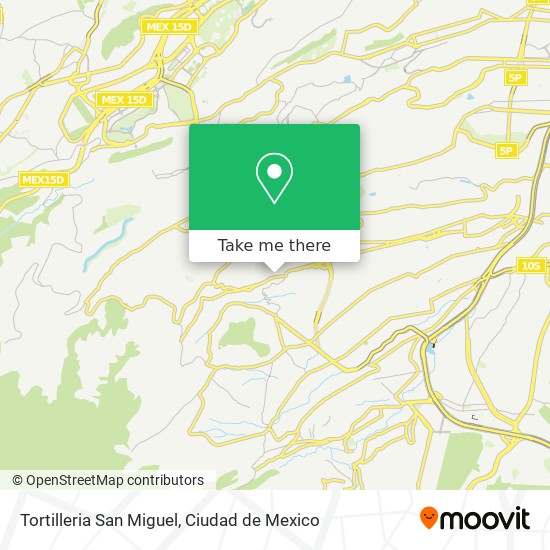 Mapa de Tortilleria San Miguel