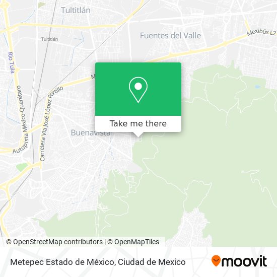 Metepec Estado de México map