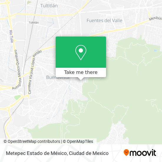 Metepec Estado de México map