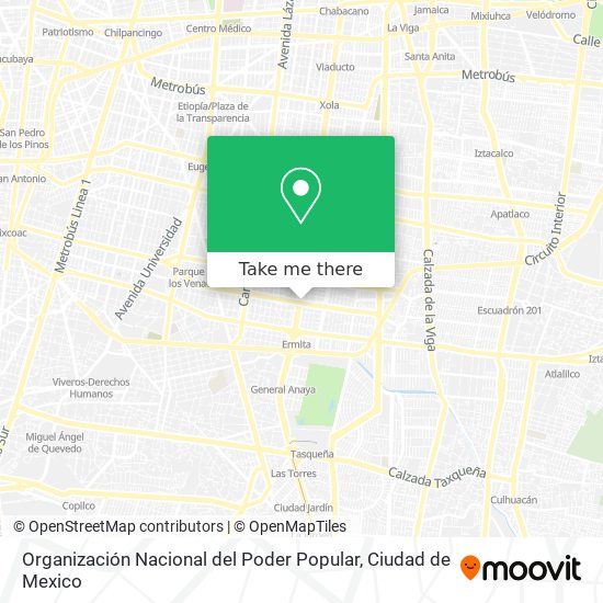 Organización Nacional del Poder Popular map