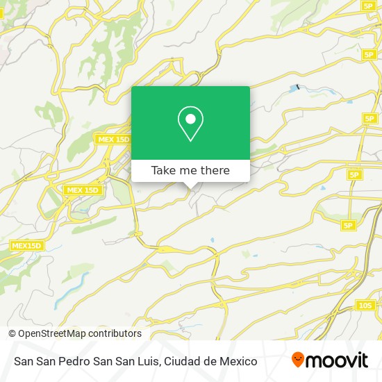 San San Pedro San San Luis map