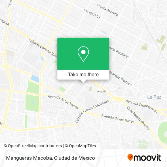 Mangueras Macoba map