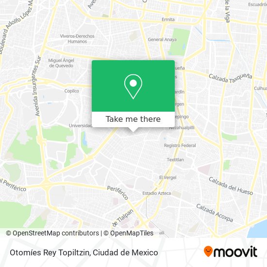 Mapa de Otomíes Rey Topiltzin