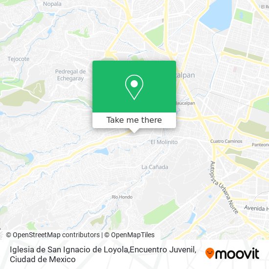 Iglesia de San Ignacio de Loyola,Encuentro Juvenil map