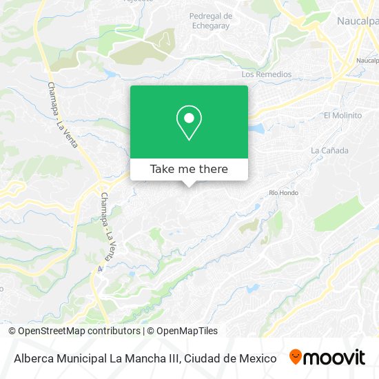Alberca Municipal La Mancha III map