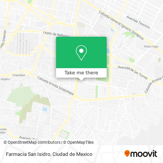 Mapa de Farmacia San Isidro