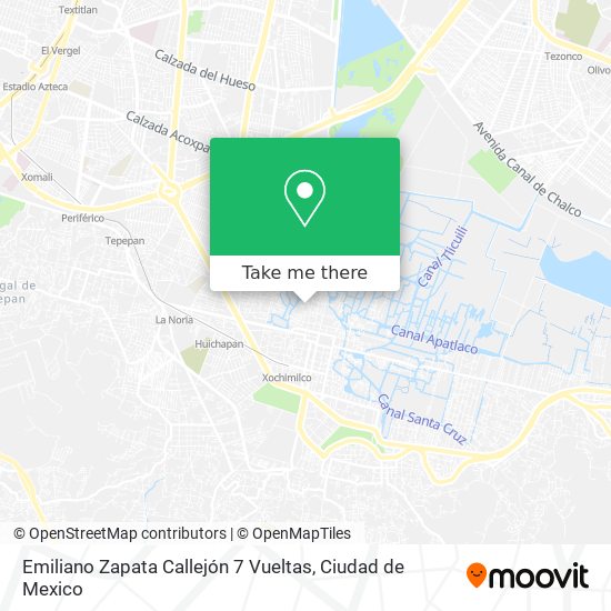 Emiliano Zapata Callejón 7 Vueltas map