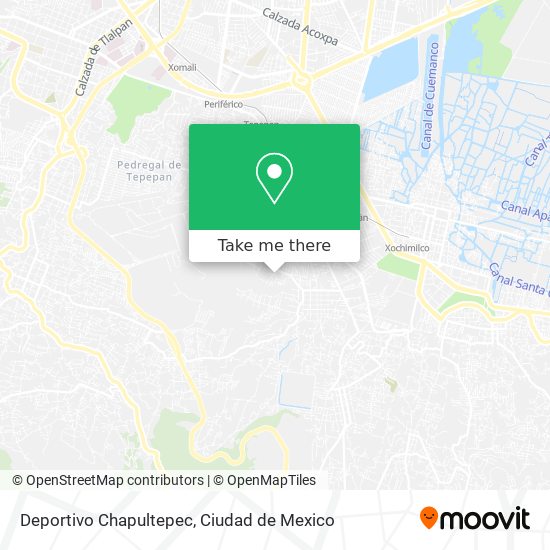 Mapa de Deportivo Chapultepec