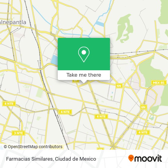 Mapa de Farmacias Similares