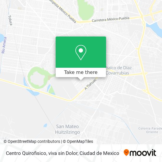 Centro Quirofisico, viva sin Dolor map