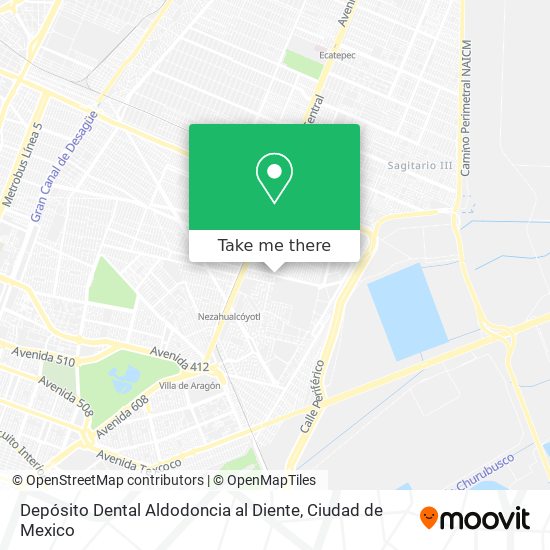 Mapa de Depósito Dental Aldodoncia al Diente
