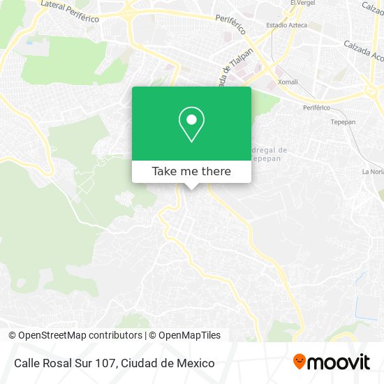 Calle Rosal Sur 107 map
