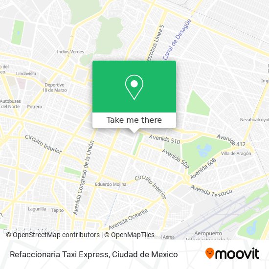 Refaccionaria Taxi Express map