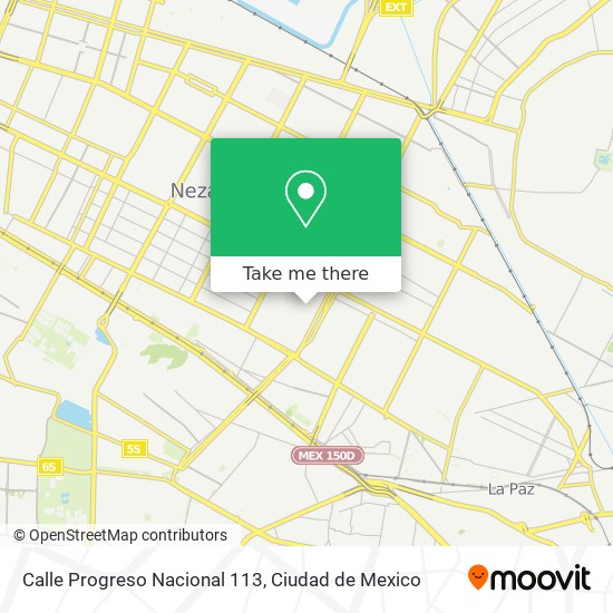 Calle Progreso Nacional 113 map