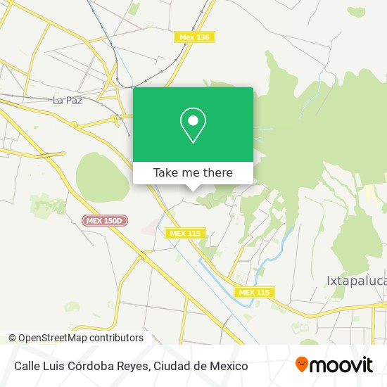 Mapa de Calle Luis Córdoba Reyes