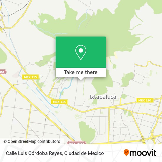 Mapa de Calle Luis Córdoba Reyes