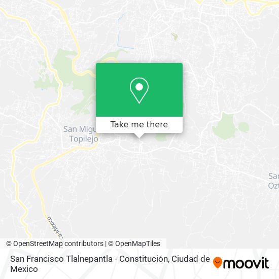 Mapa de San Francisco Tlalnepantla - Constitución