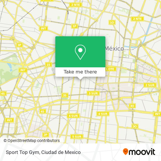 Sport Top Gym map