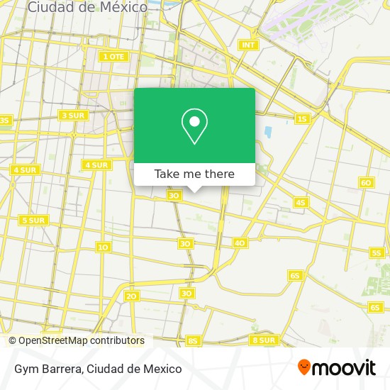 Mapa de Gym Barrera