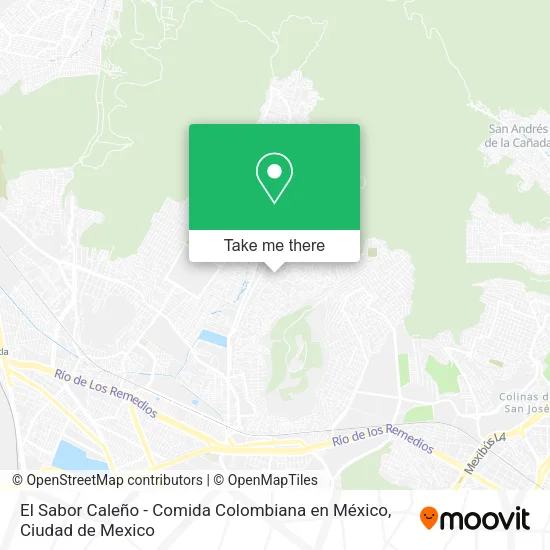 El Sabor Caleño - Comida Colombiana en México map