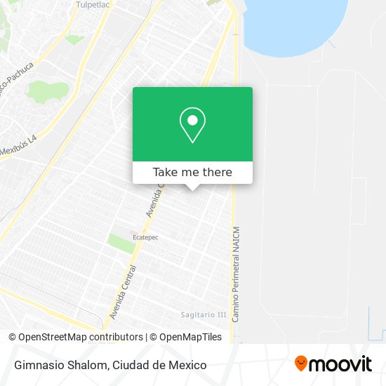 Gimnasio Shalom map