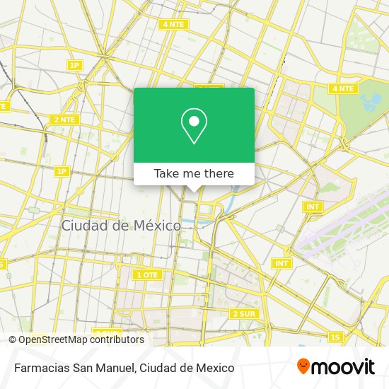 Farmacias San Manuel map