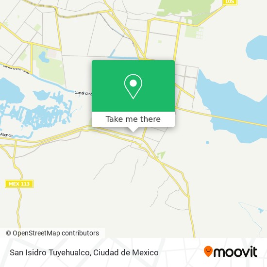 Mapa de San Isidro Tuyehualco