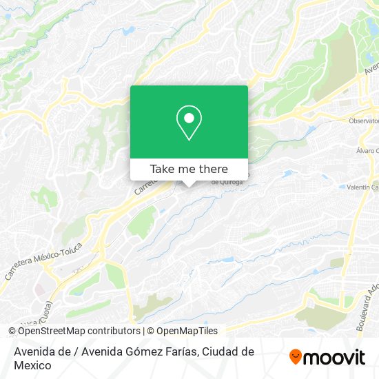 Mapa de Avenida de / Avenida Gómez Farías