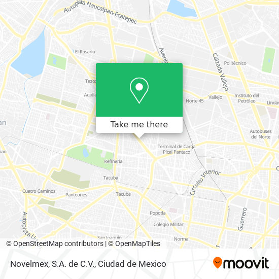 Novelmex, S.A. de C.V. map