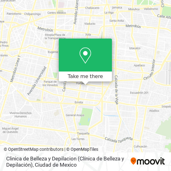 Clinica de Belleza y Depilacion (Clínica de Belleza y Depilación) map